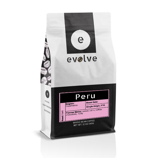 Peru (Cajamarca) Coffee - Evolve Coffee - Moose Jaw